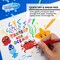 BAZIC 24 Classic Colors Washable Markers, Fine Tip, for Kids School Art